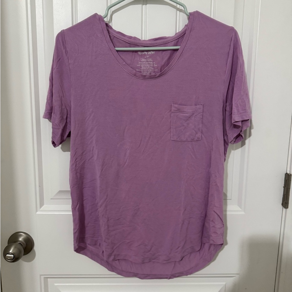 Tommy John Women's second skin Lavender Herb Sleep pocket Tee & Shorts set